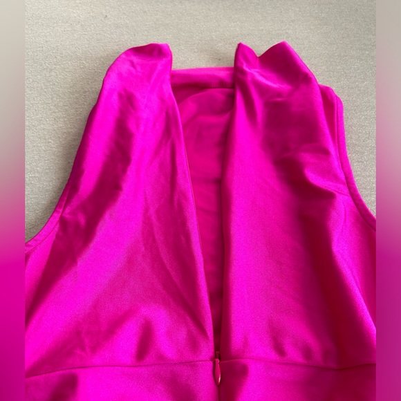 Windsor Mini Dress / Licra / Hot Pink  Size S - Picture 9 of 12